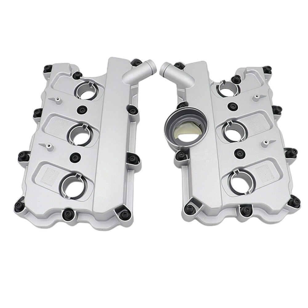 ya 11 6.5 2X Engine Valve Cover w/Gasket Left & Right for Audi A4 A5 A6 Quattro Q5 S4 DOHC
