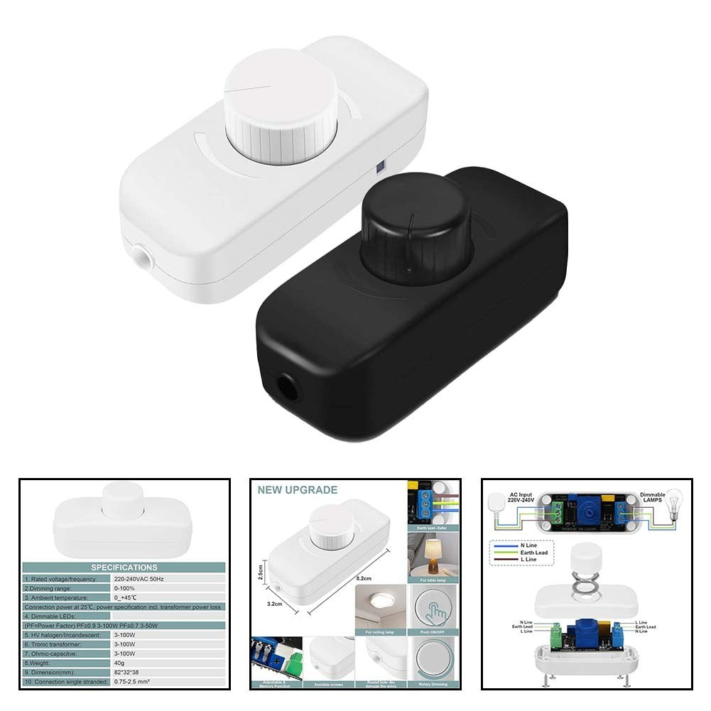 ya 15 10.20 Memory Function LED Dimmer Switch for Customizable Lighting Experience