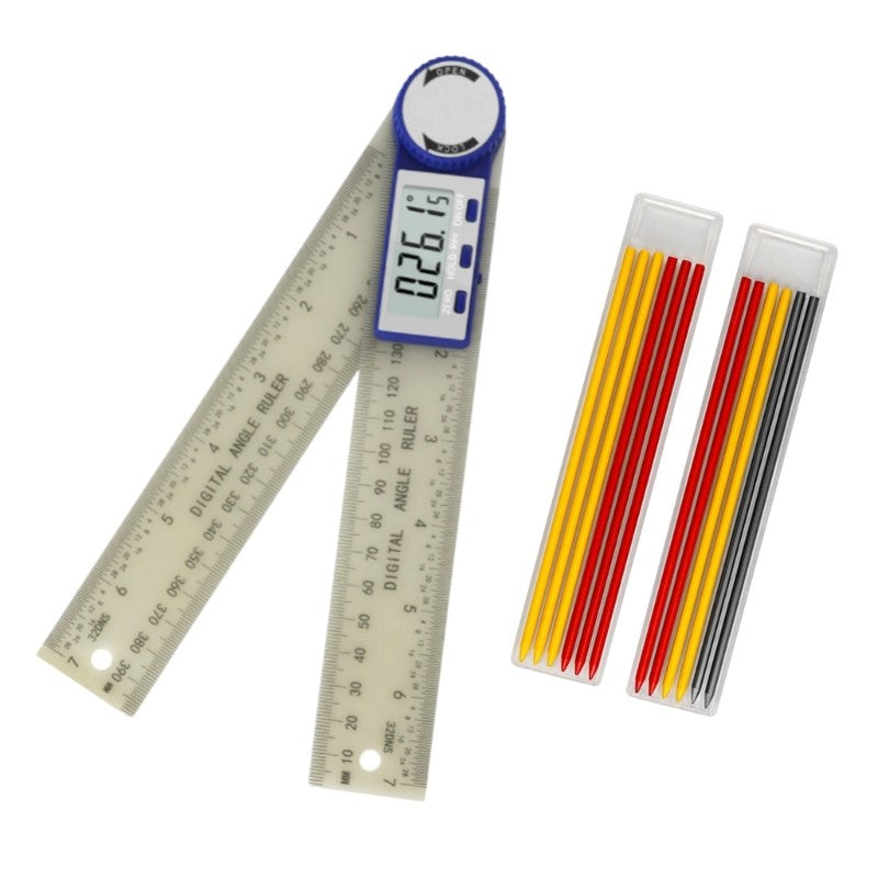 ya 14 Stainless Steel Angle Measurement Tool with Two Scale Auto Shutdown Locking Knob