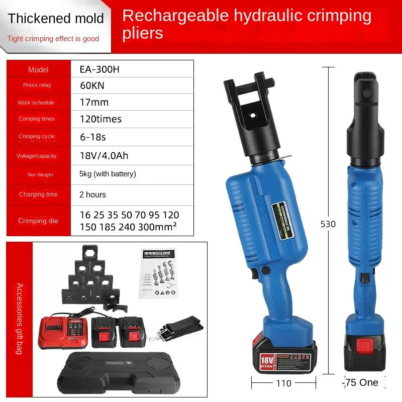 ya 26 7.28.3 Electric Hydraulic Pliers hargeable Portable Battery Cable Crimping Pliersa