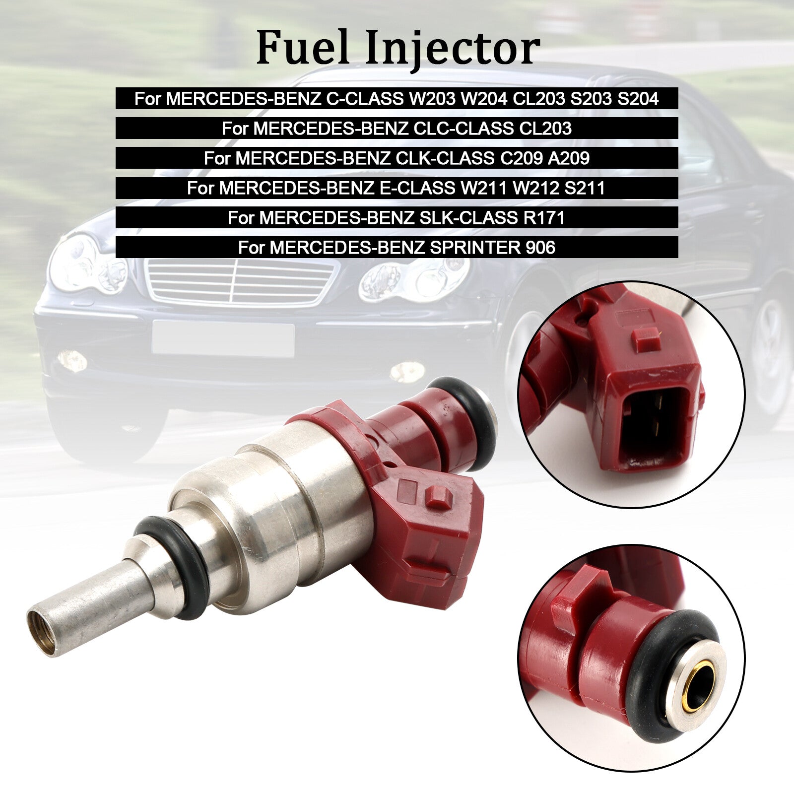 ya 1 8.5.2 1PCS Fuel Injector A2710780023 for Mercedes for Benz C-Class CLK-Class 1.8L