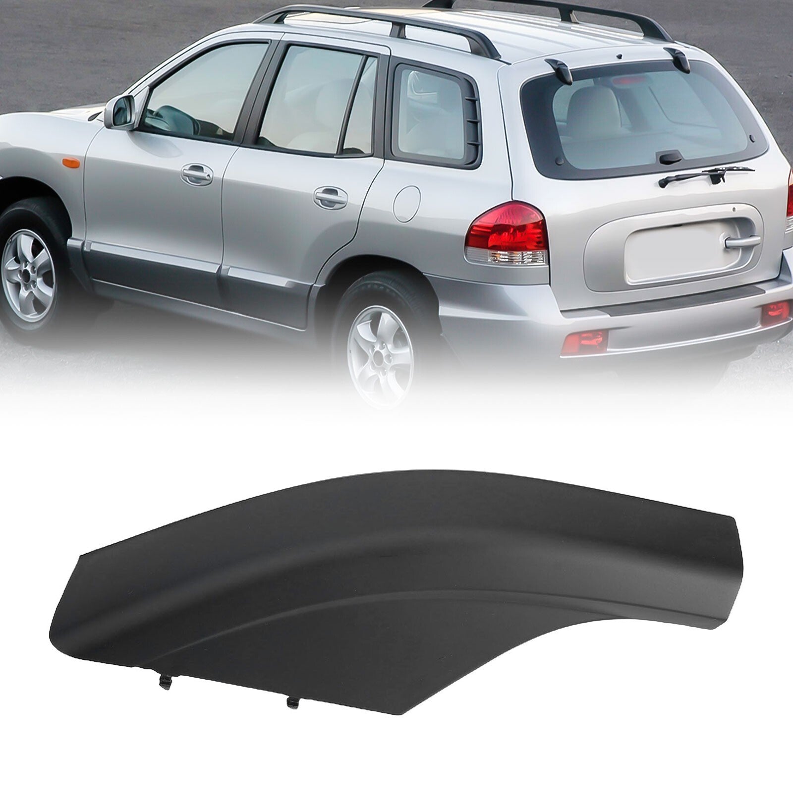 ya 5 8.7 Custom Fit Roof Rack Cover Cap for for Hyundai For Santa Fe 2001 2006 Rear Right