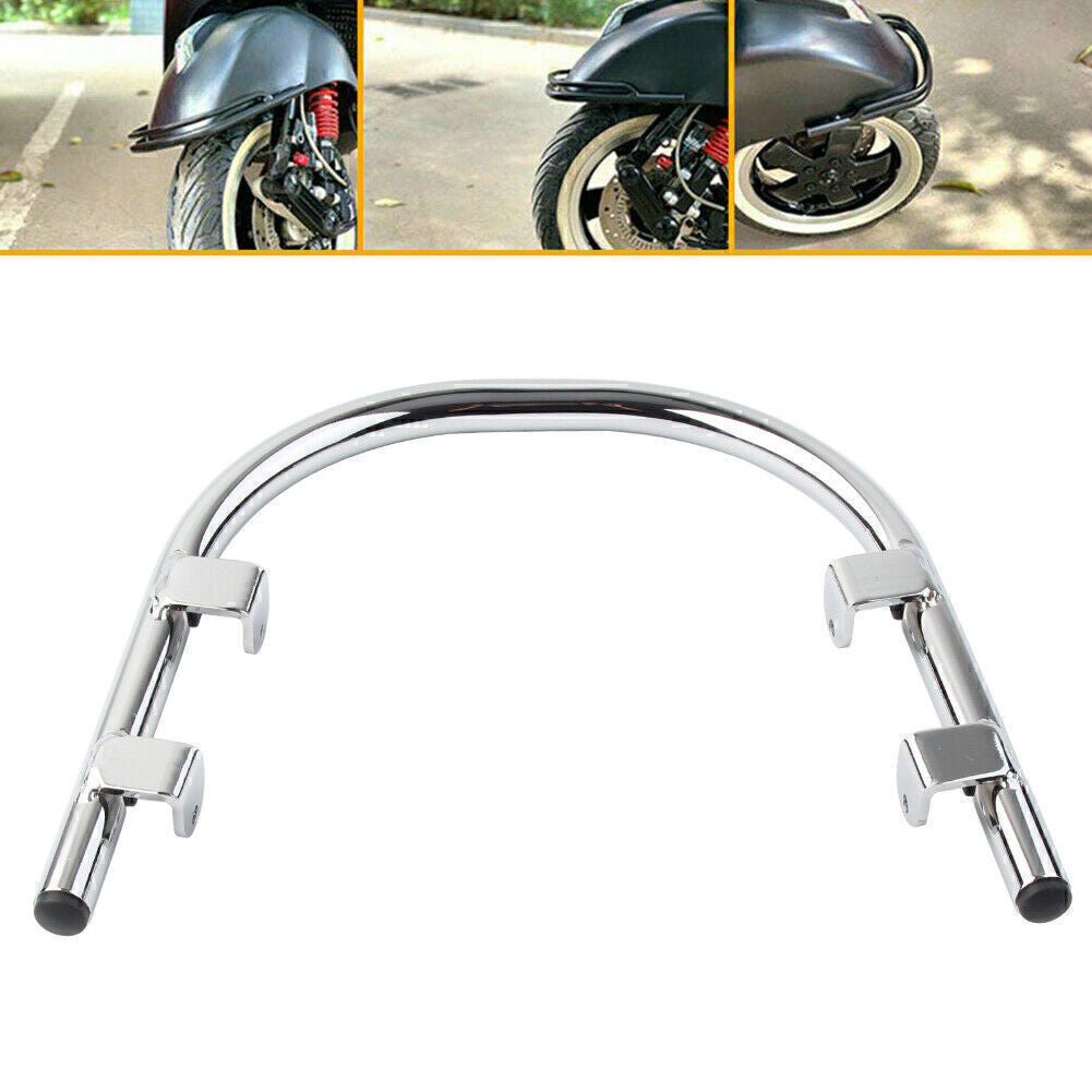 ya 7 6.10.2 Chrome Front Fender Guard Mudguard Bracket Protector Fit Vespa GTS300 250