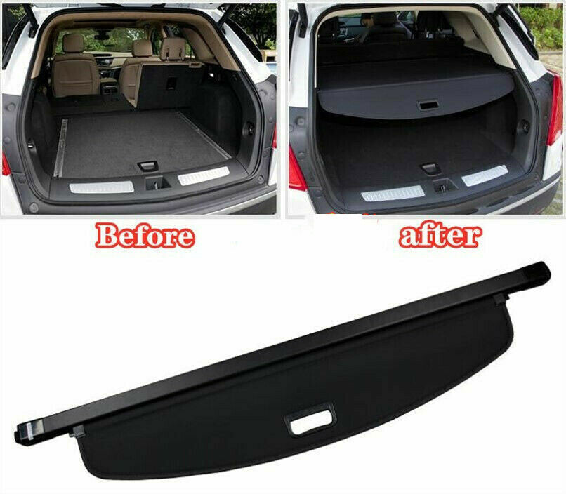 ya 5 6.16.2 for for Cadillac XT5 2016-20 Black Retractable Cargo Luggage Security Shade Shield*1