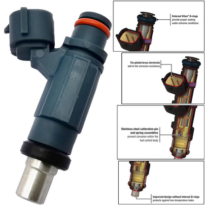 ya 1 8.12 baidi 4x 49033-0010Fuel Injectors for ZX-14 ZX-10R 06-07 KX450F EAT286