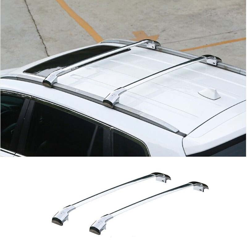 ya 5 8.7 Fits for VW for VW for Tiguan 2pcs 2018-2023 Roof Rail Racks Cross Bars Crossbar