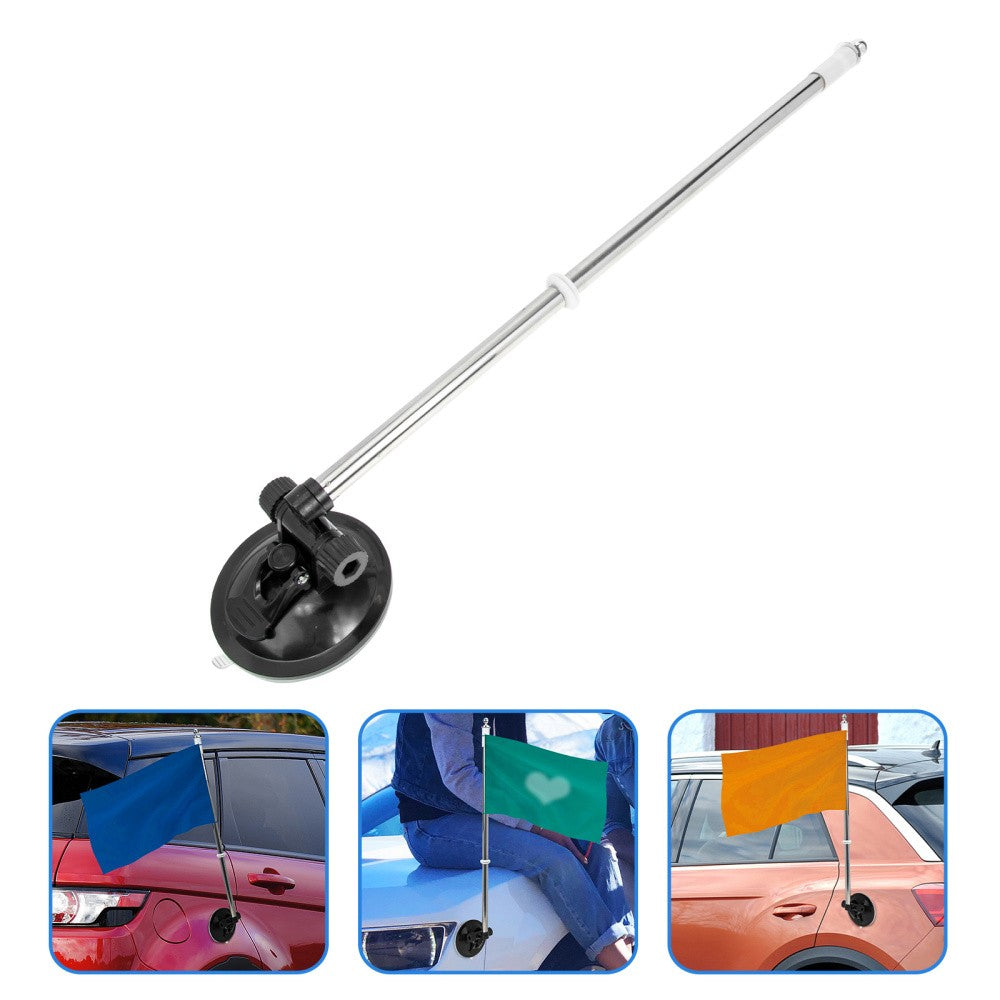 ya 5 8.7 Car Mount Flag Pole Suction Cup Flagpole for MAN Holder