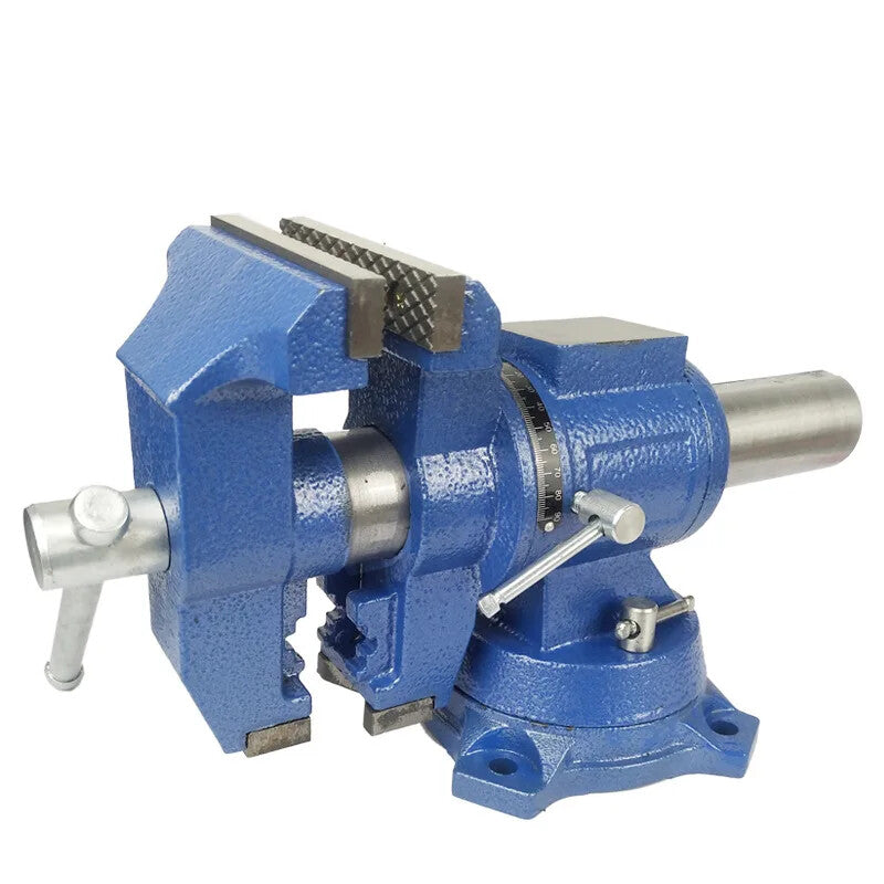 ya 25 5 Inch Bench Vise Inches Heavy Duty Cast Iron 360 Swivel Base Table Vise Fixture