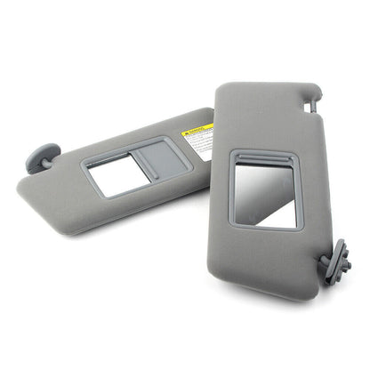 ya 5 8.7 2X Grey Car Sun Visor W/O Light Left &Right Fit 2005-2015 2011 10 for Toyota Tacoma