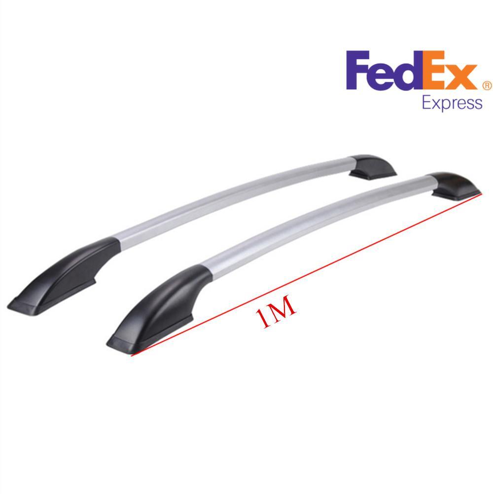 ya 5 8.7 1M Luggage Rack Refit Side Bars Rails Car Top Frame Perforation-Free Decorative