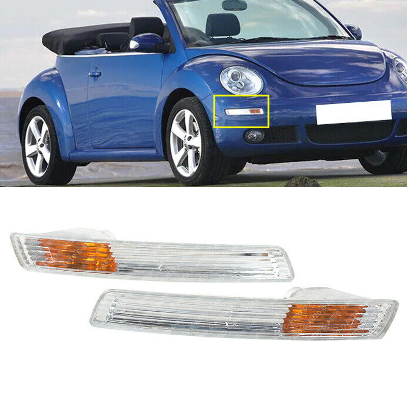 ya 4 6.17.2 for VW Beetle 2006-2010 Front Bumper Lamp Daytime Running Lamp Turn Signal Light
