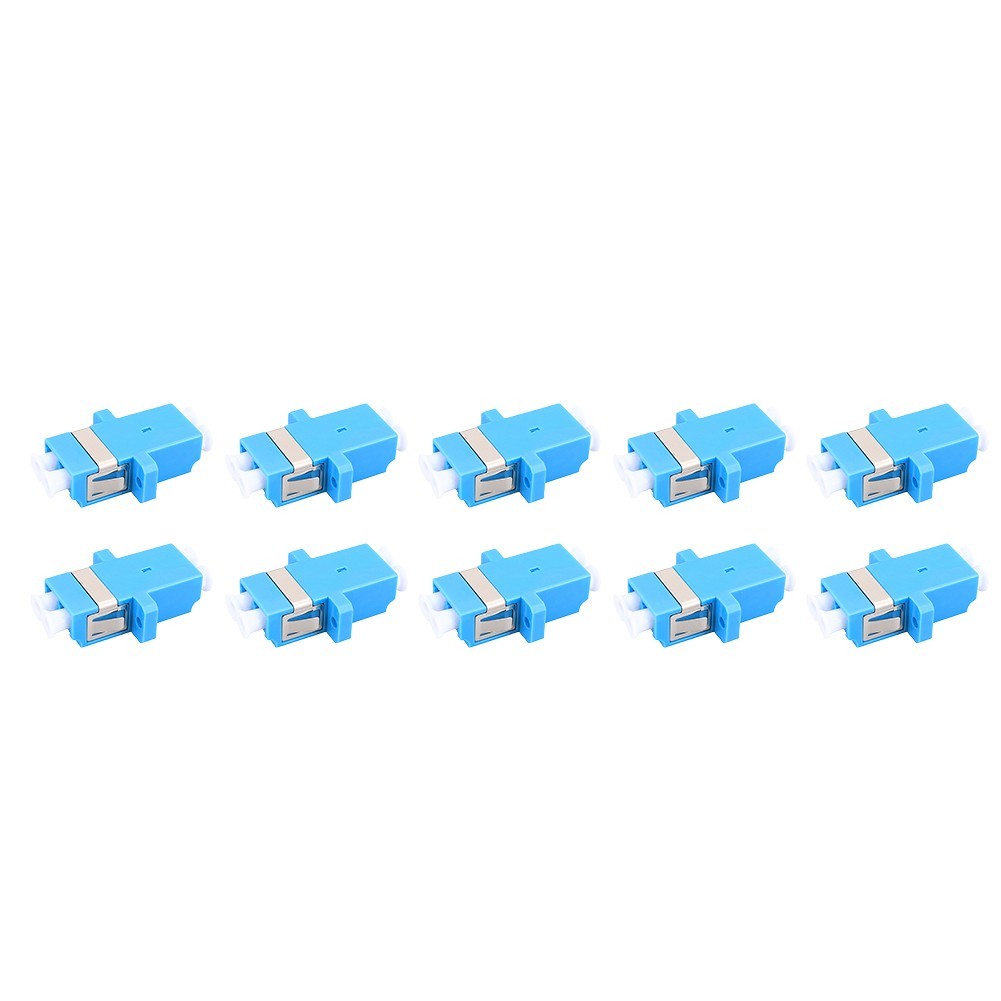 ya 28 10 PCS LC to LC Fiber Optical Adapters for Low Insertion Loss Fiber Connections