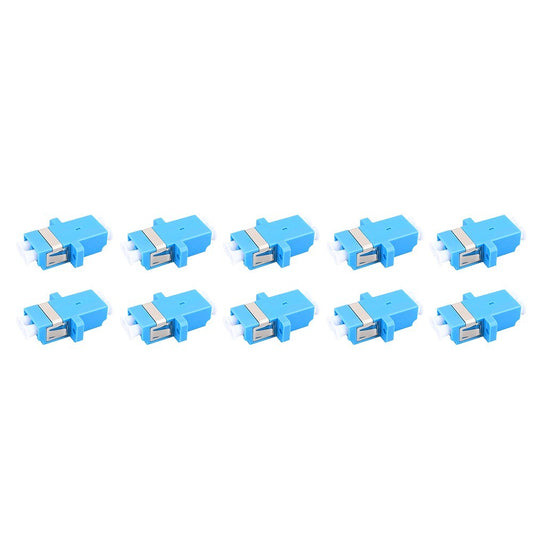 ya 28 10 PCS LC to LC Fiber Optical Adapters for Low Insertion Loss Fiber Connections