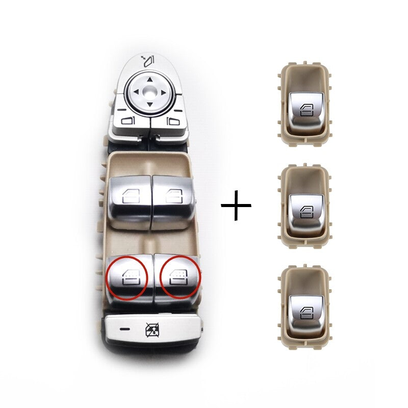 ya 1 8.5.1 Power Window Switch Kit For 2016 C300 C450 C63 GLC300 Beige