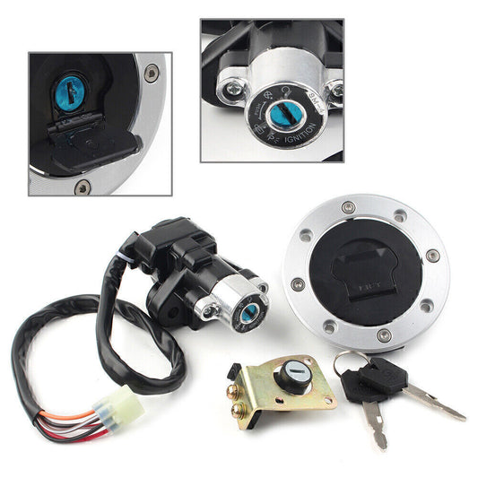 ya 4 6.22 Ignition Switch Gas Cap Cover for SEAT Lock Key Set Fit for Suzuki GSXR 600/750/1000