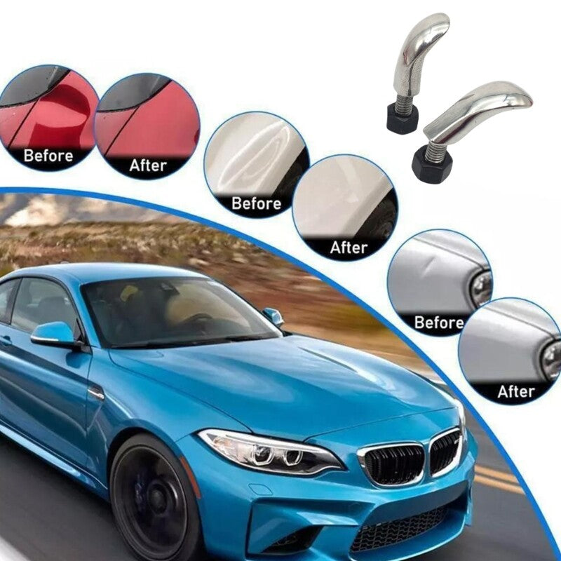 ya 14 2pcs Car Dent Remover Head Stainless Steel 360 De Steering Conversion Head