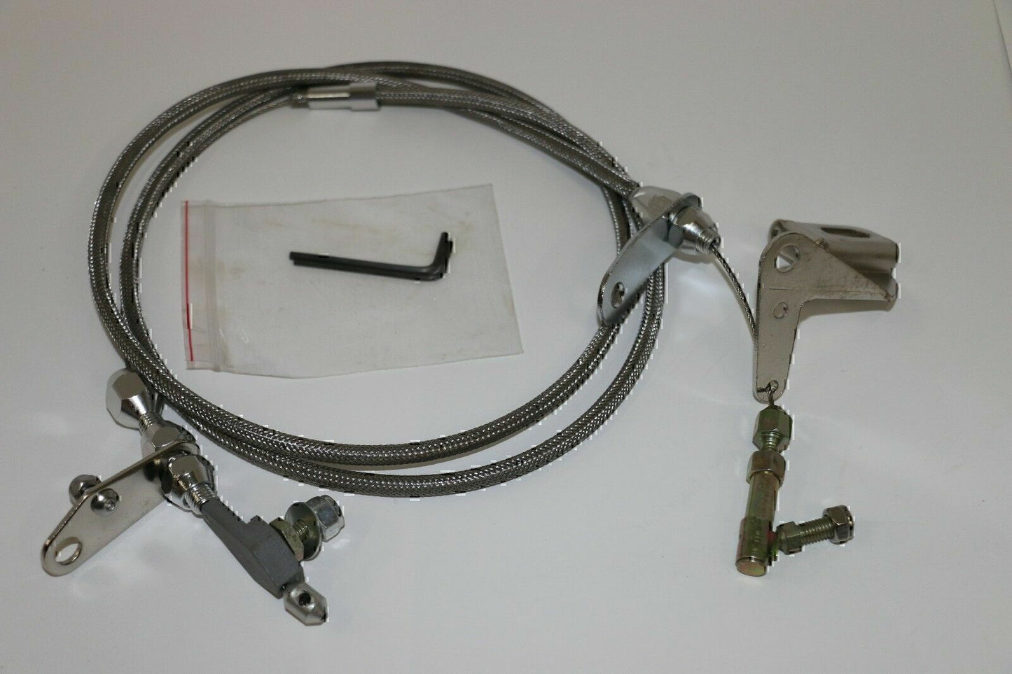 ya 5 8.7 Braided Stainless Kickdown Cable Kit for 727 Torqueflite for Dodge for Chrysler U*