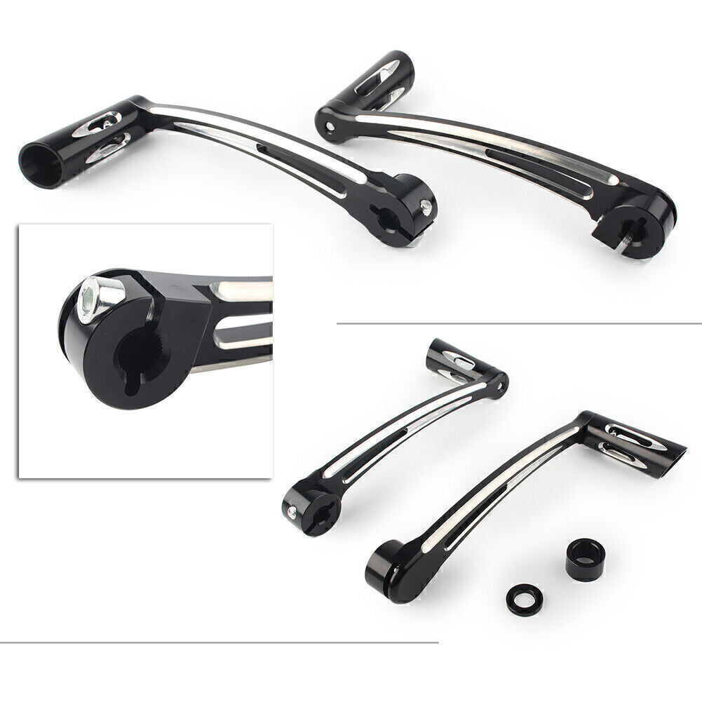 ya 5 8.7 Heel Toe Shift Lever W/ Shifter Pegs Fit 1997-2016 for Harley Touring FLH/T