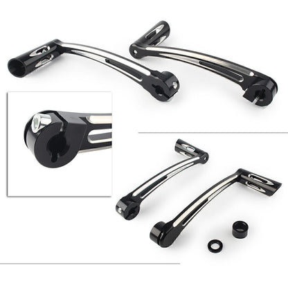 ya 5 8.7 Heel Toe Shift Lever W/ Shifter Pegs Fit 1997-2016 for Harley Touring FLH/T