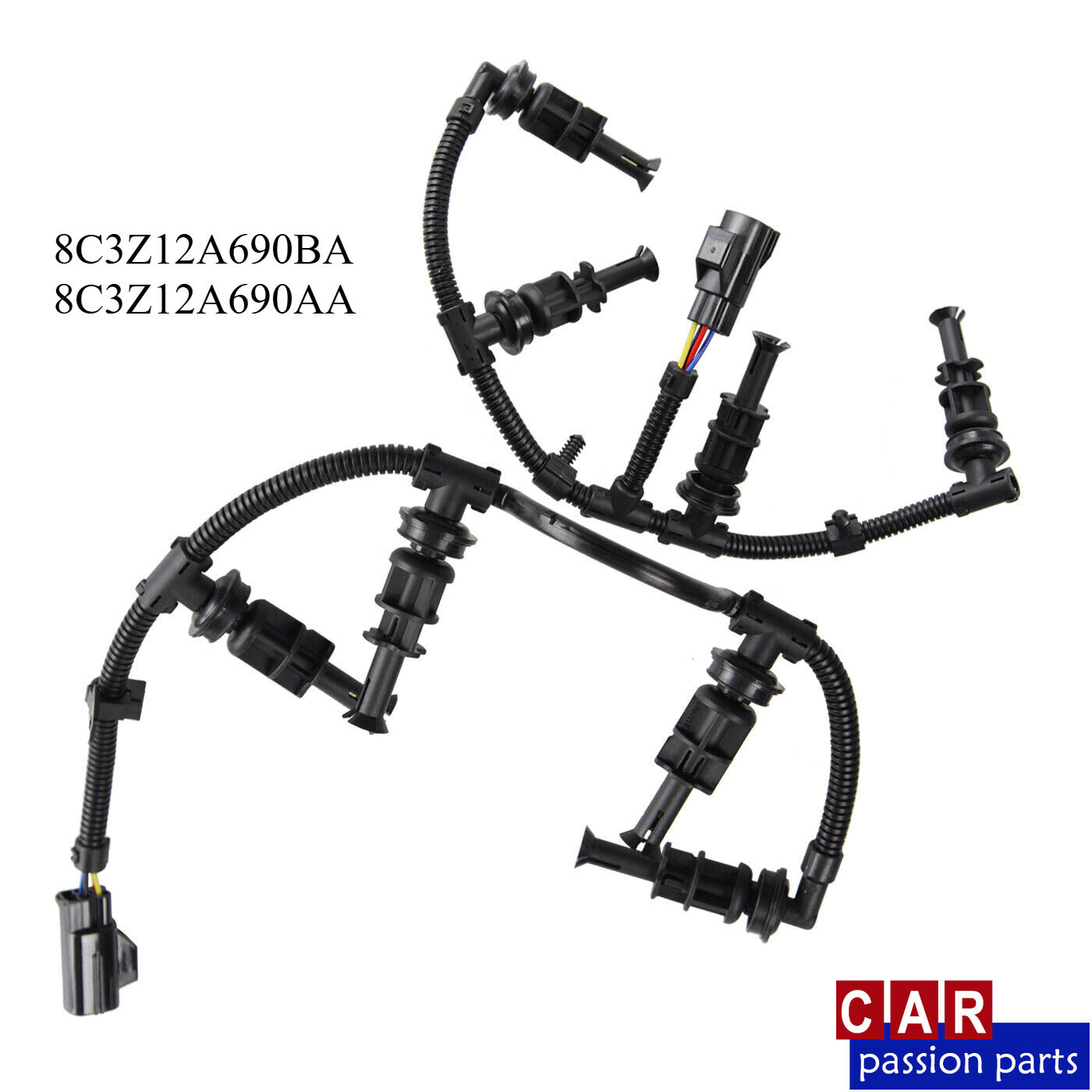 ya 1 7.4 Wiring harness for 08-10 GLOW PLUGS set for Ford 6.4L F250 F350 F450 F550
