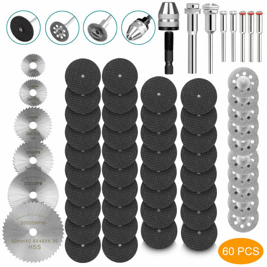 ya 28 60 Diamond Cutting Wheels For Dremel Rotary Tool die grinder metal Cut Off Disc