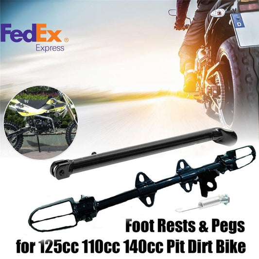 ya 11 6.8 19 Motorcycle Mount Kickstand Side Foot Peg For Pit Dirt Bike 110cc 125cc 140cc