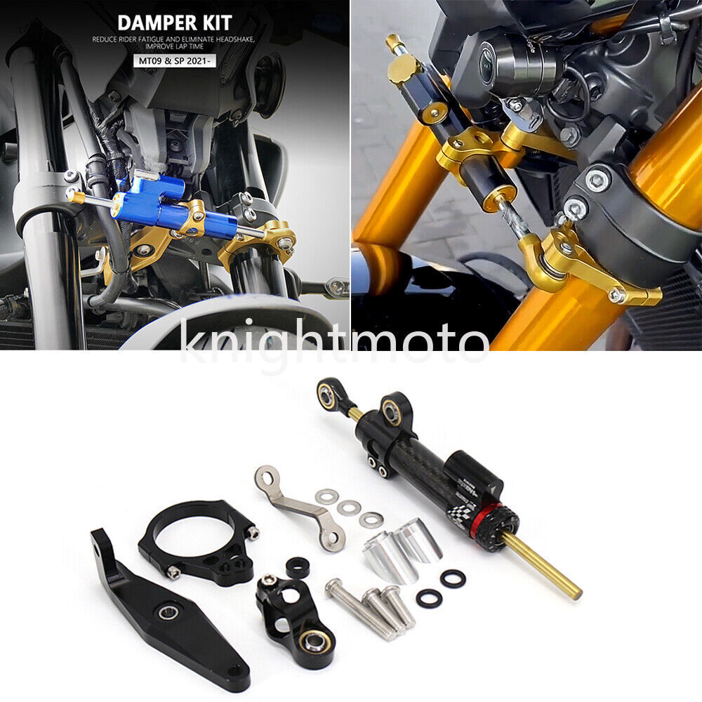 ya 2 7.16 Steering Damper Bracket for Yamaha MT-09 SP Steering Stabilize Support 2021-23