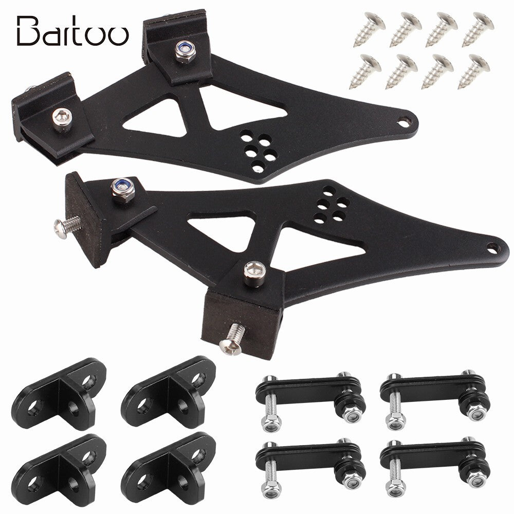 ya 3 6.25.3 Rear Wing Trunk Tail Spoiler Mount Brackets 5 Universal Car CNC Aluminum Alloy