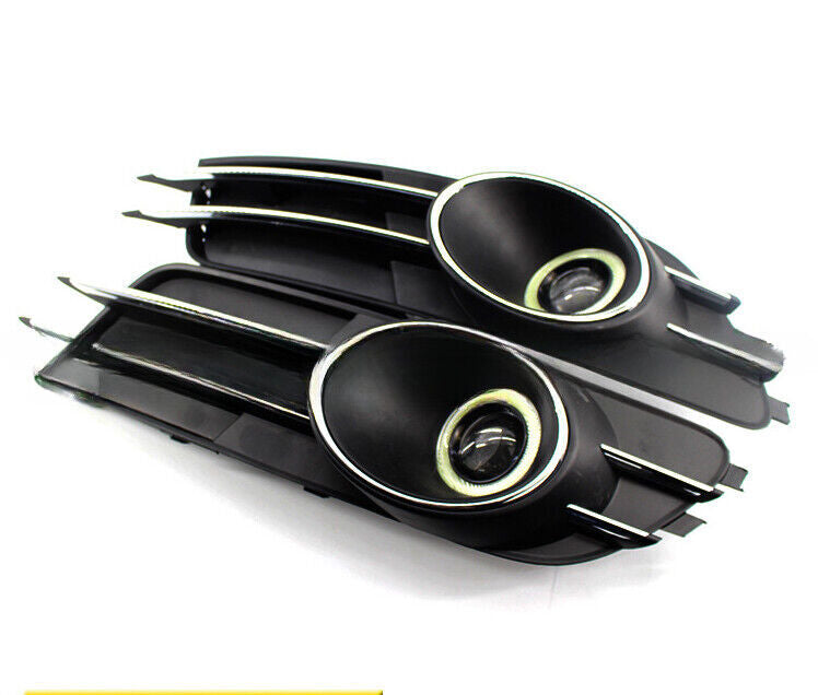 ya 5 8.7 Left&Right Lower Bumper Grille Grill Cover Fog Light Set for Audi A6 C7 2012-15