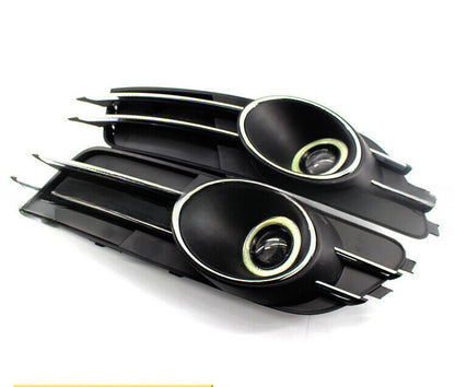 ya 5 8.7 Left&Right Lower Bumper Grille Grill Cover Fog Light Set for Audi A6 C7 2012-15