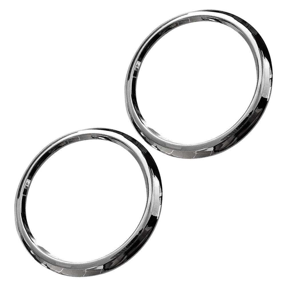 ya 13 5.27.2 2Pcs Front Fog Light Lamp Ring Chrome Frame for Levante 2018 2019 2020
