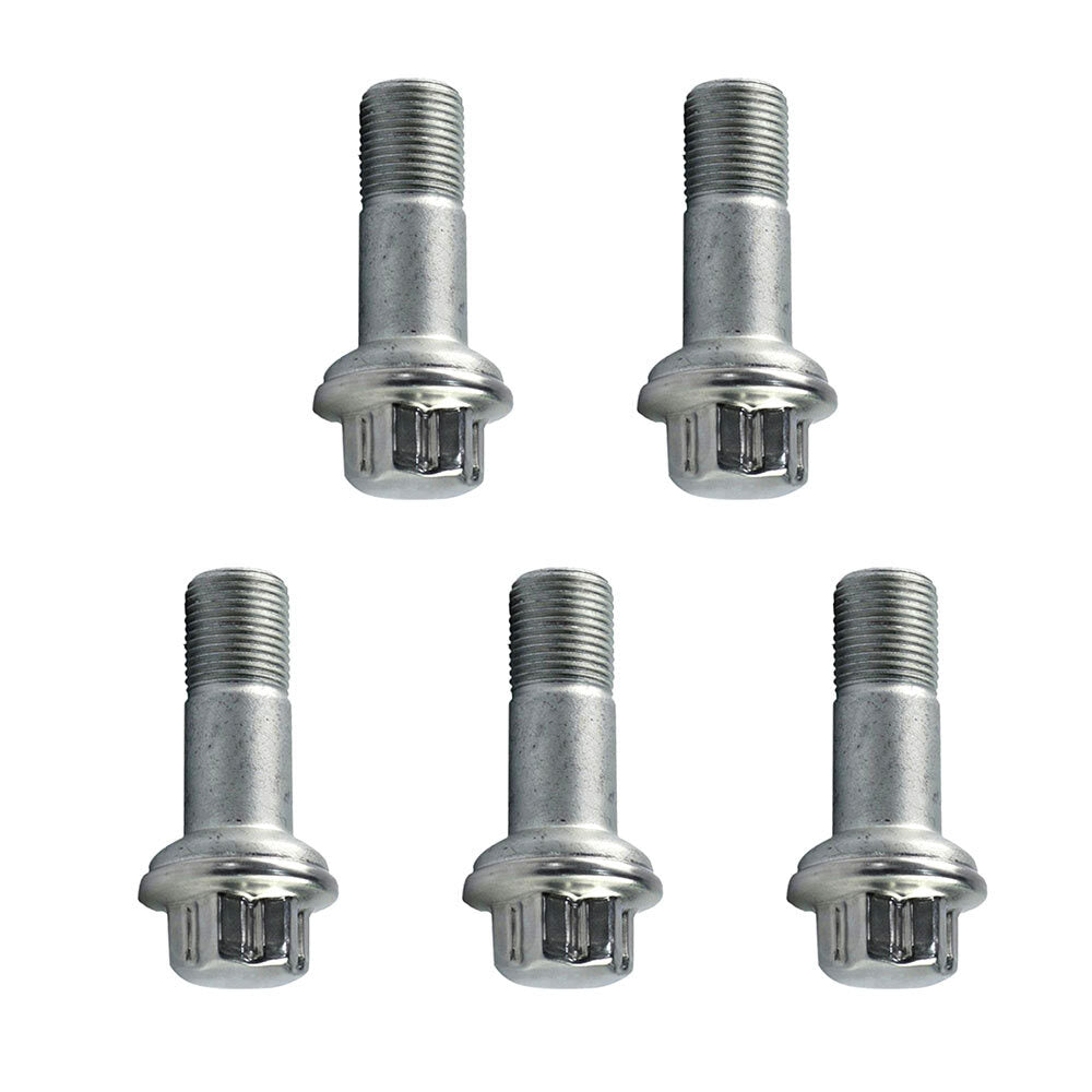 ya 5 8.7 For Chrome for Mercedes-Benz ML550 S500 GLK350 S550 CL500 GL450 Lug Bolt Nut 5 pcs-.
