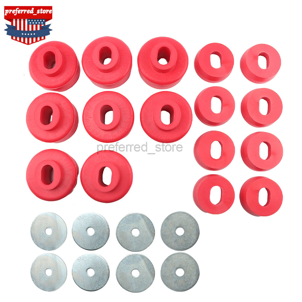 ya 4 6.17 Body Cab Mount Bushing Kit For 1999-2014 for Chevy for Silverado & Sierra 2WD/4WD 7-141