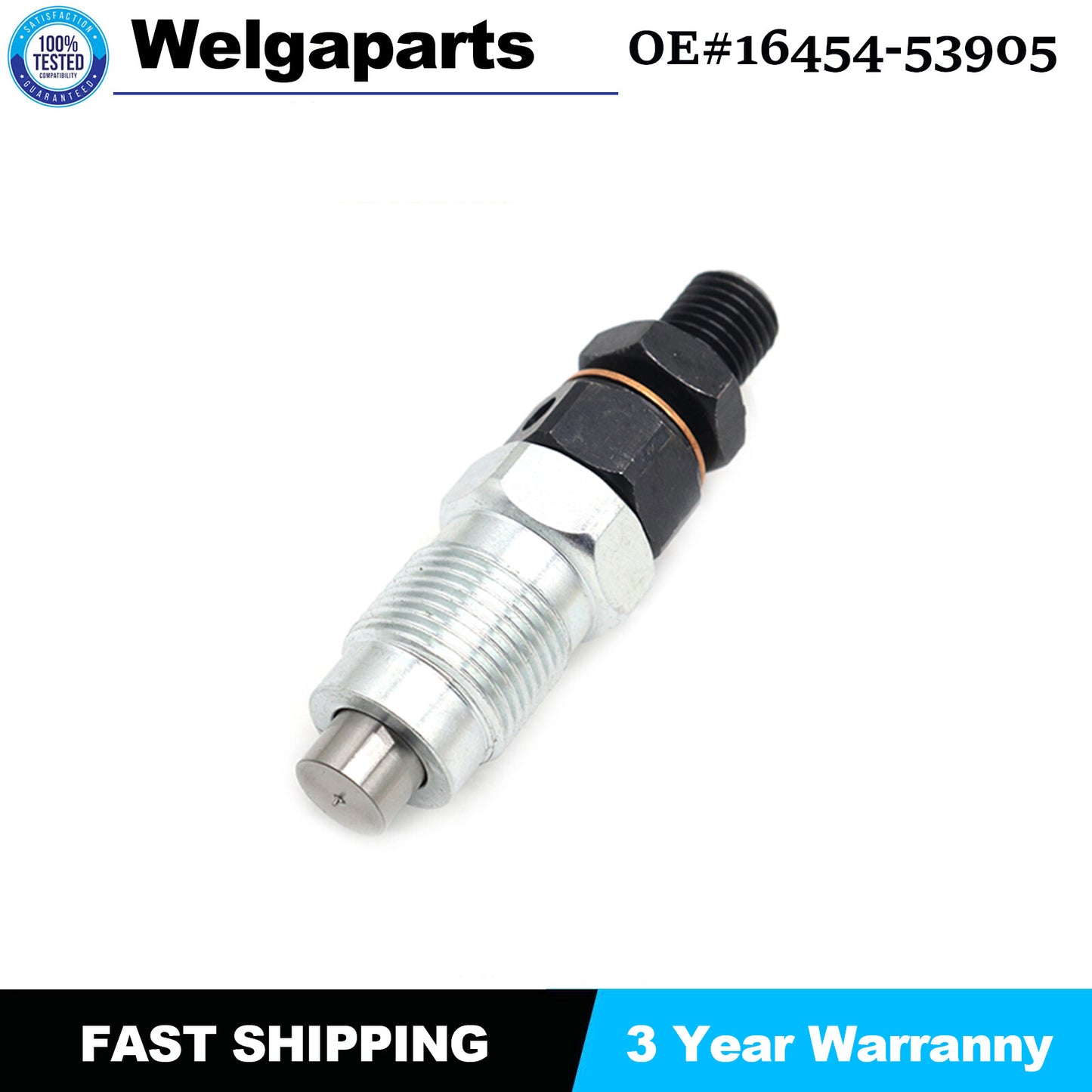 ya 27 7.2 1PC Fuel Injector Nozzle Assy 16454-53905 For Kubota V2203 V2003 D1703 New