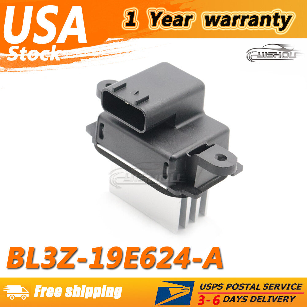 ya 11 6.6 New blower motor resistor module for Ford F150 heater fan HVAC 2009-2014 USA 