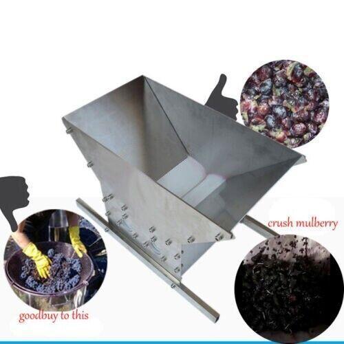 ya 26 Stainless Steel Electric Grape Crusher Brewing Equipment Grape Crushing Machine