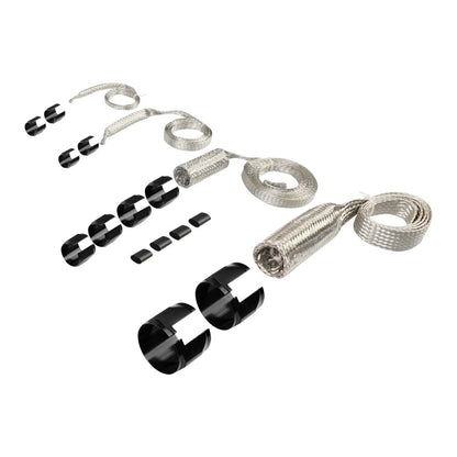 ya 5 8.7 Braided hose black engine dress up kit radiator vacuum fuel oil jacket