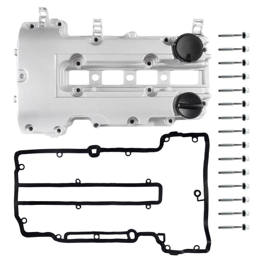 ya 11 6.5 Aluminum Valve Cover Upgrade Engine Set Kit w/Gaskets Bolts Fit for Chevy for Cruze