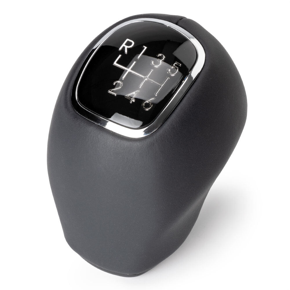 ya 11 6.5 1PC Leather Gear Shift Knob Lever 6-Speed 437113W400HU for Kia 2012-15 RIO RIO5