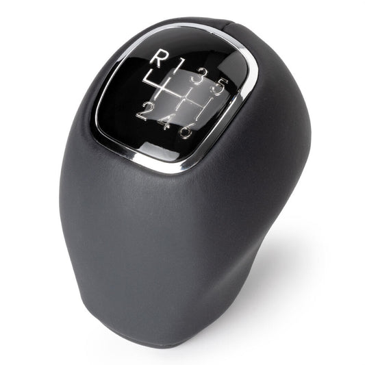 ya 11 6.5 1PC Leather Gear Shift Knob Lever 6-Speed 437113W400HU for Kia 2012-15 RIO RIO5