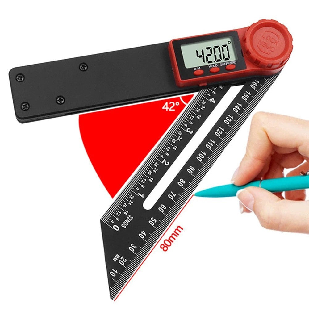 ya 14 For Woodworking Goniometer Angle Finder Electronic Level T Bevel Gauge