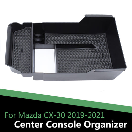 ya 2 6.26 for Mazda CX-30 CX30 2019-2021 Center Console Organizer Armrest Storage Box Tray