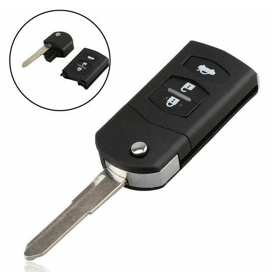 ya 1 7.7 2005-2012 for Mazda 3 Car Key Shell 2005-2012 for Mazda 6 3 Button High Quality