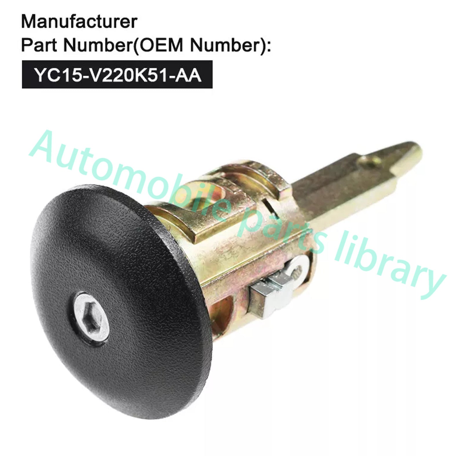ya 5 8.7 for Ford Transit MK6 MK7 front door lock cylinder right driver's side latch 2-key