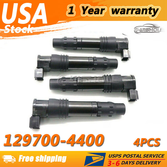 ya 4 6.22 4X Ignition Coils Packs 129700-4400 for Suzuki Hayabusa GSX1300R GSXR1000