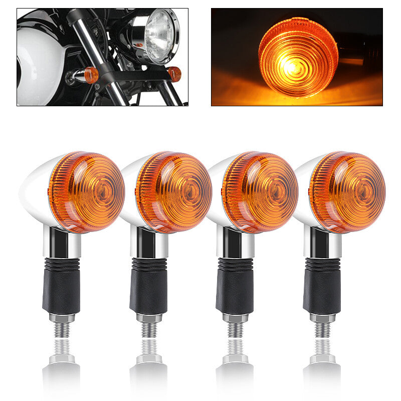 ya 5 6.16.2 4PCS Amber Turn Signal Lights for Kawasaki Vulcan VN 1500 1600 1700 2000 800 900
