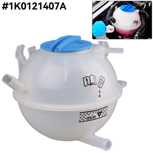ya 9 6.5 Coolant Expansion Header Tank Bottle + Cap for VW for Golf Mk5 Mk6 CC for Audi A3 TT Q3