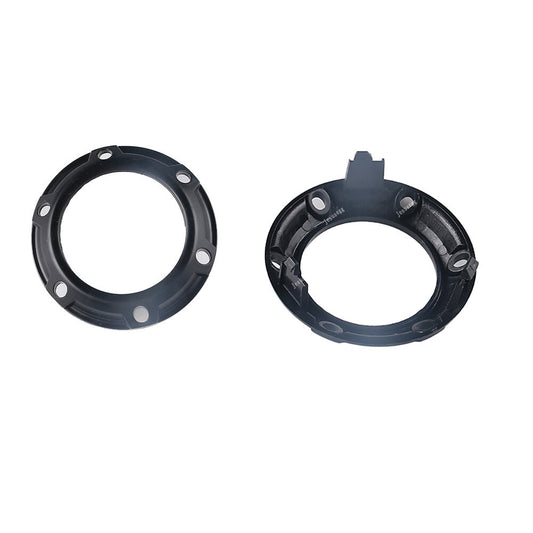 ya 13 5.27.2 Set of 2 Front Fog Light Lamp Black Cover Frame for Mitsubishi for Outlander 2007-09