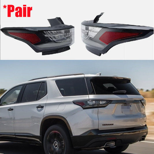 ya 10 10.28 Left & Right Led Tail Light Lamp Set For 2018 2019 2020 2021 Traverse n