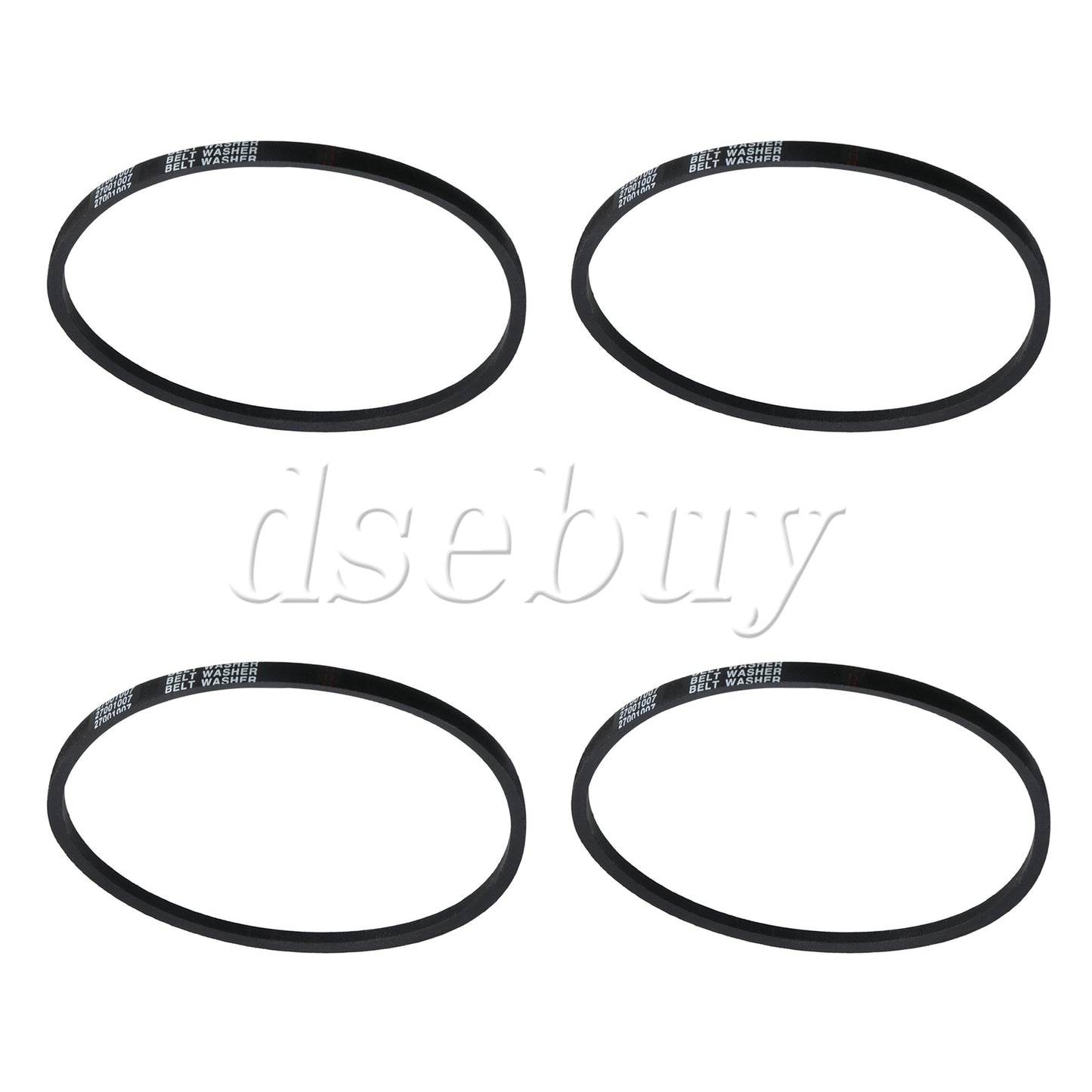 ya 26 4 Pieces Black Washer Drive Belts Replacement for WP27001007VP 37820 28.54 